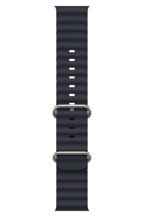 Apple Watch Uyumlu Ocean Loop Silikon Kordon Lacivert